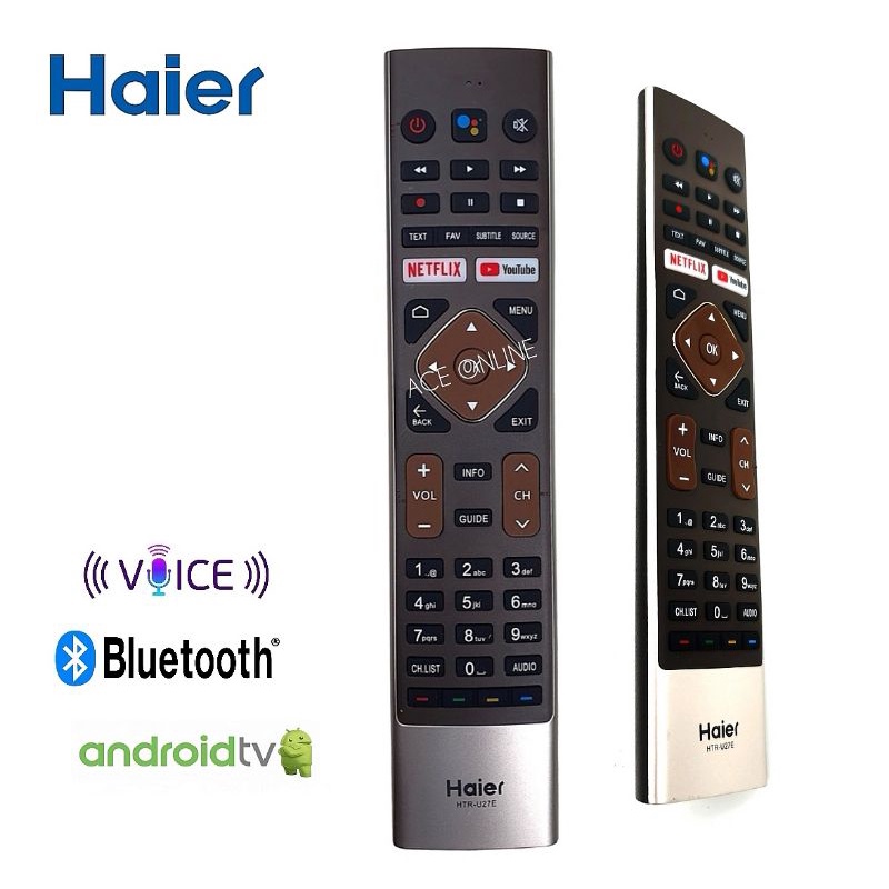 Haier android TV Smart TV Remote Control HTRU27E Compatible With