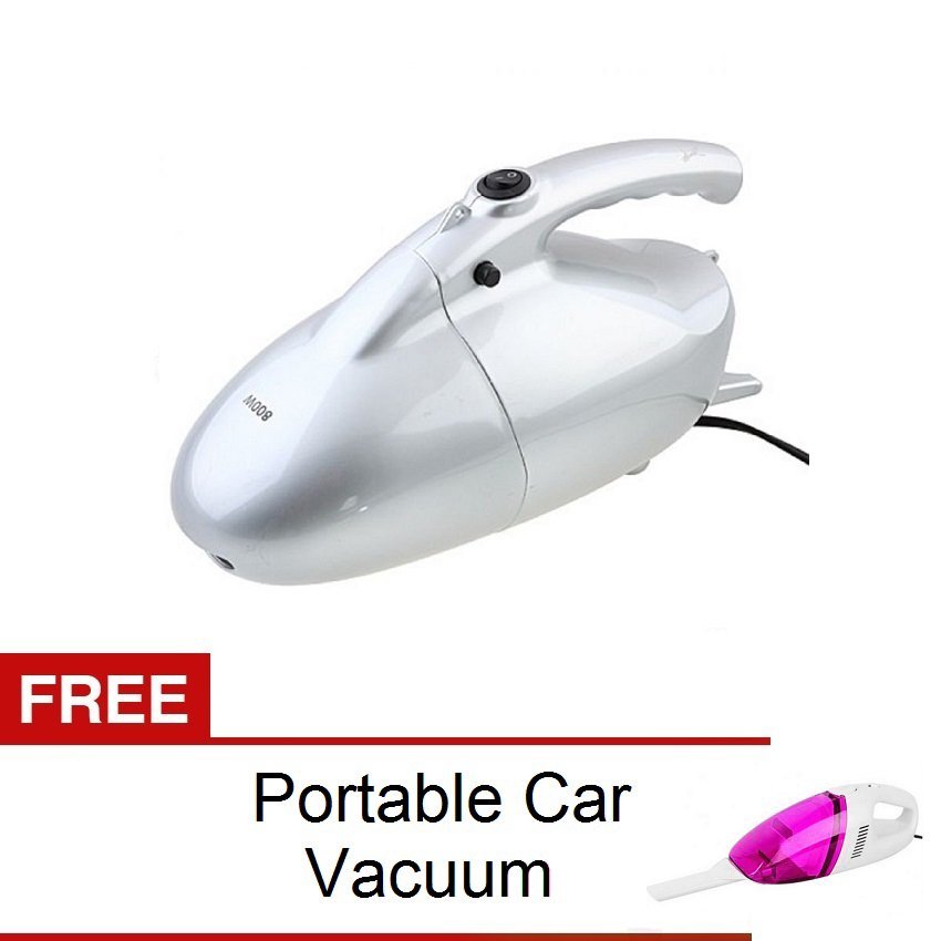 JK 1000W Power Vacuum Cleaner (Silver) with Free Portable Car Vacuum