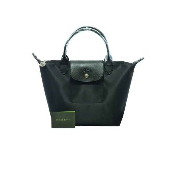 Longchamp Le Pliage Neo Medium Short Handle Black