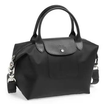 long champ bag black