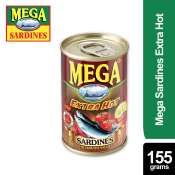 Mega Sardines in Tomato Sauce with chili Extra Hot 155g