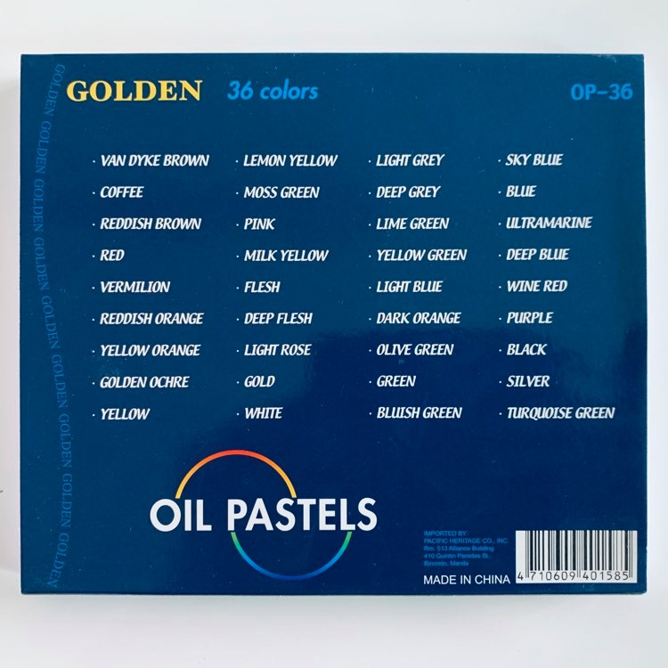 golden oil pastel 36 colors price