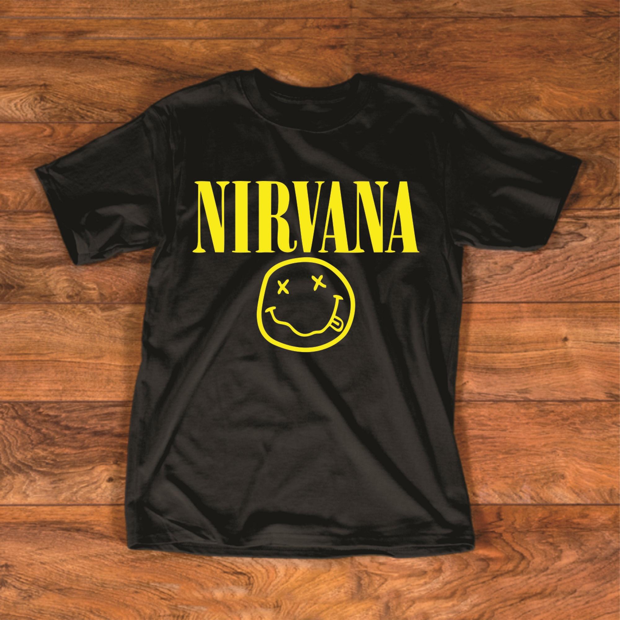 nirvana band tee