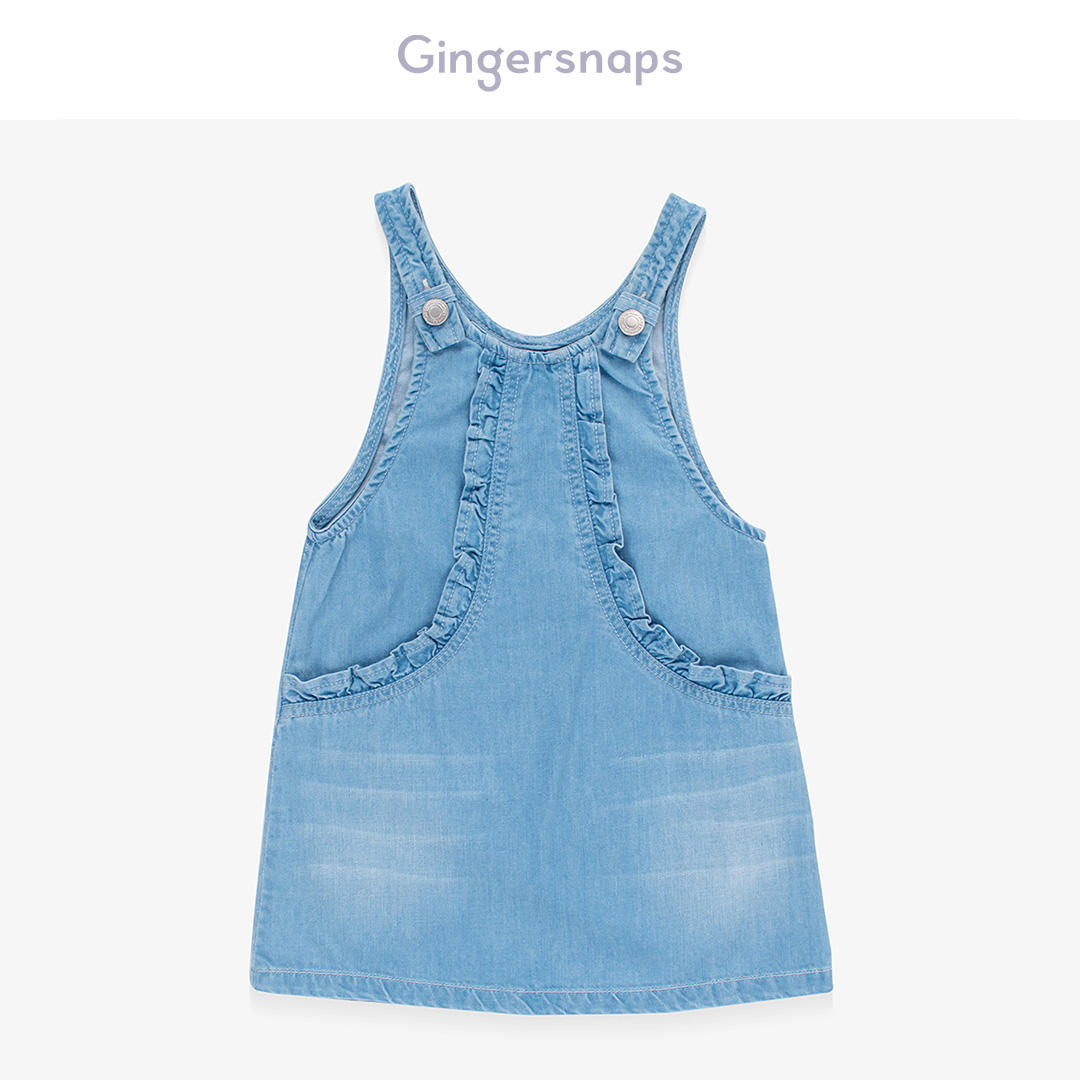 baby denim jumper dress