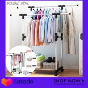 Stainless Steel Telescopic Clothes Rack - High Quality