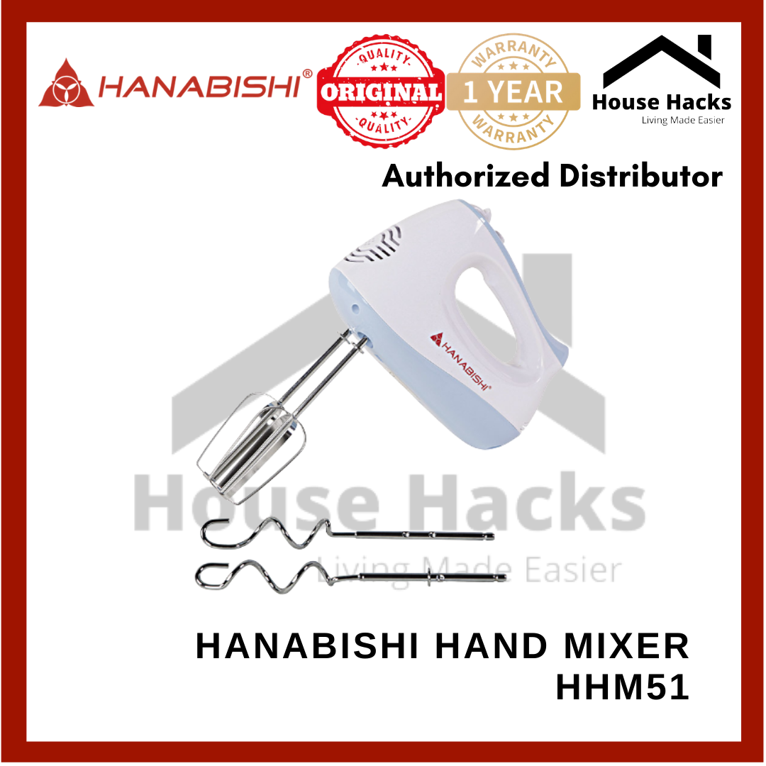 HANABISHI Hand Mixer HHM51 (House Hacks) Lazada PH