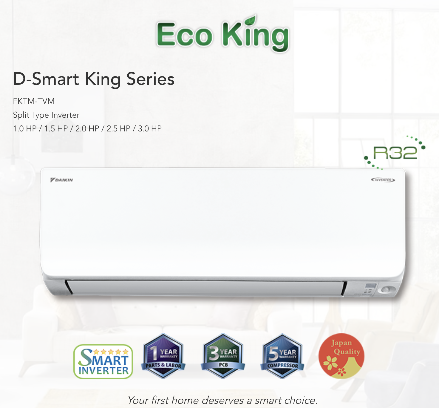 daikin king series inverter