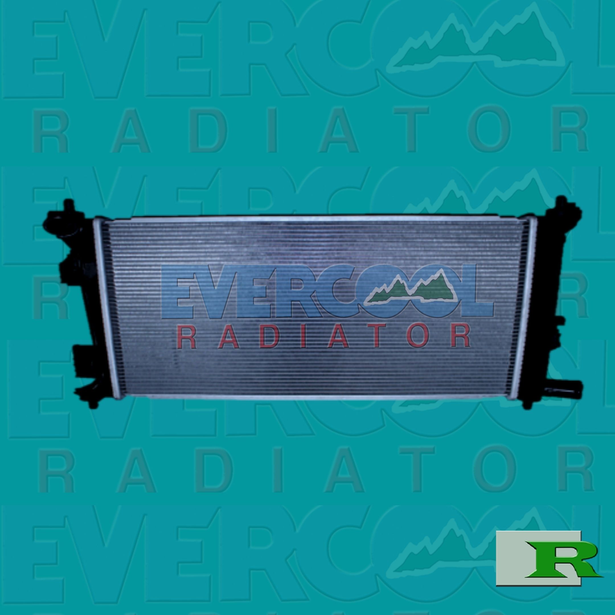 Hyudai Accent Gas 1R M/T 2012-2018 Evercool Plastic Aluminum Radiator ...