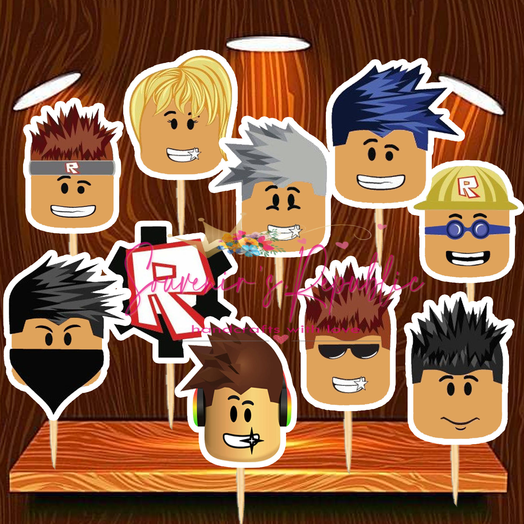 Roblox Cake Topper Printable Printable World Holiday