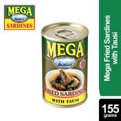 Mega Sardines Fried Sardines with Tausi 155g