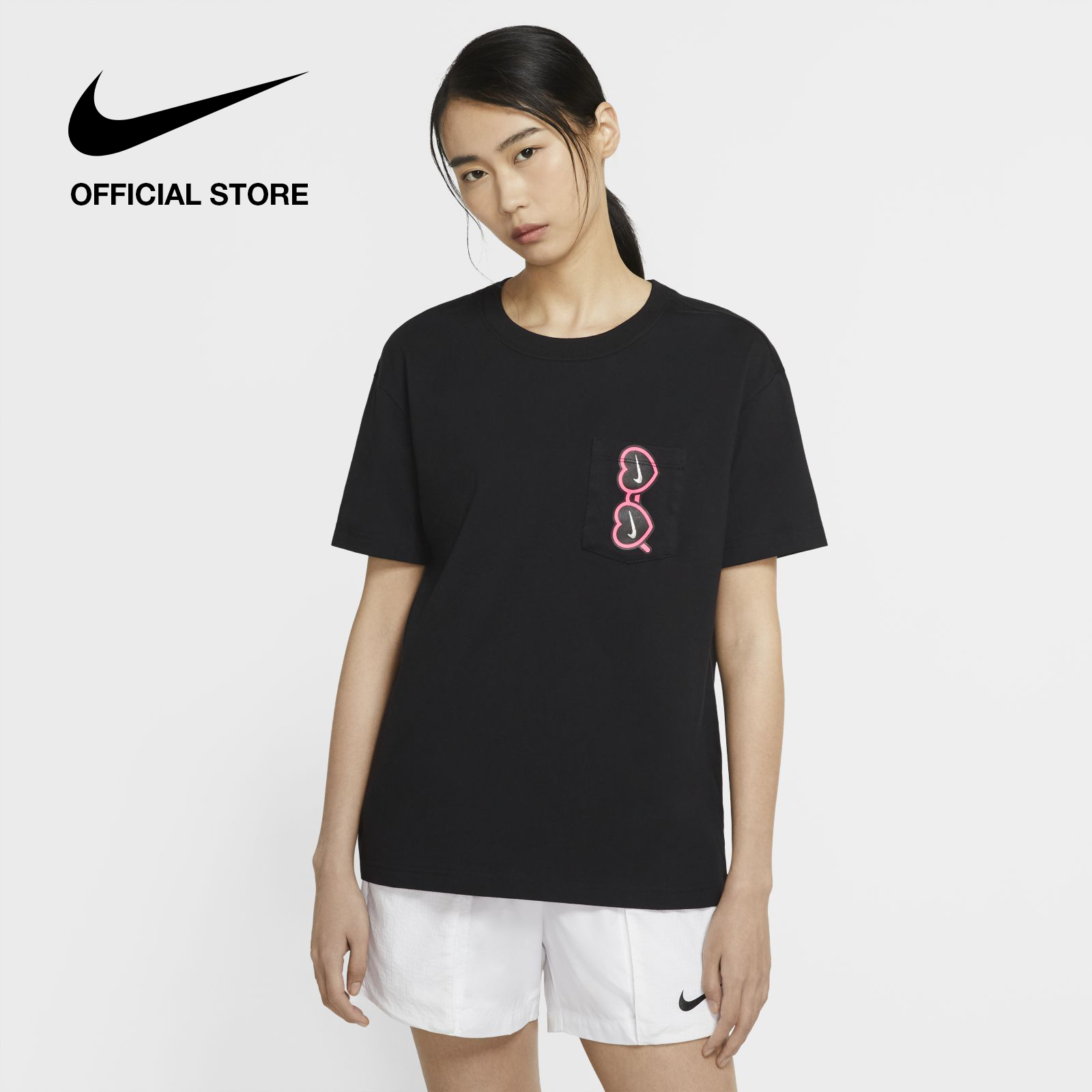 nike women's sportswear jersey short sleeve shirt