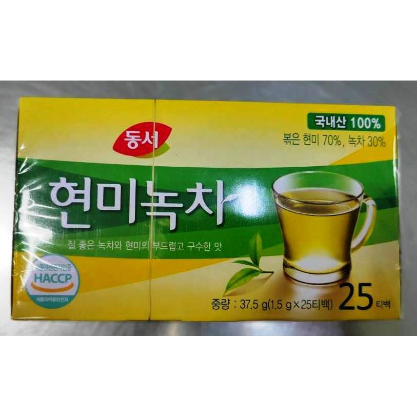 Korean Dongsuh Brown Rice Green Tea Tea Bags 25t Korean Green Tea Bags Lazada Ph
