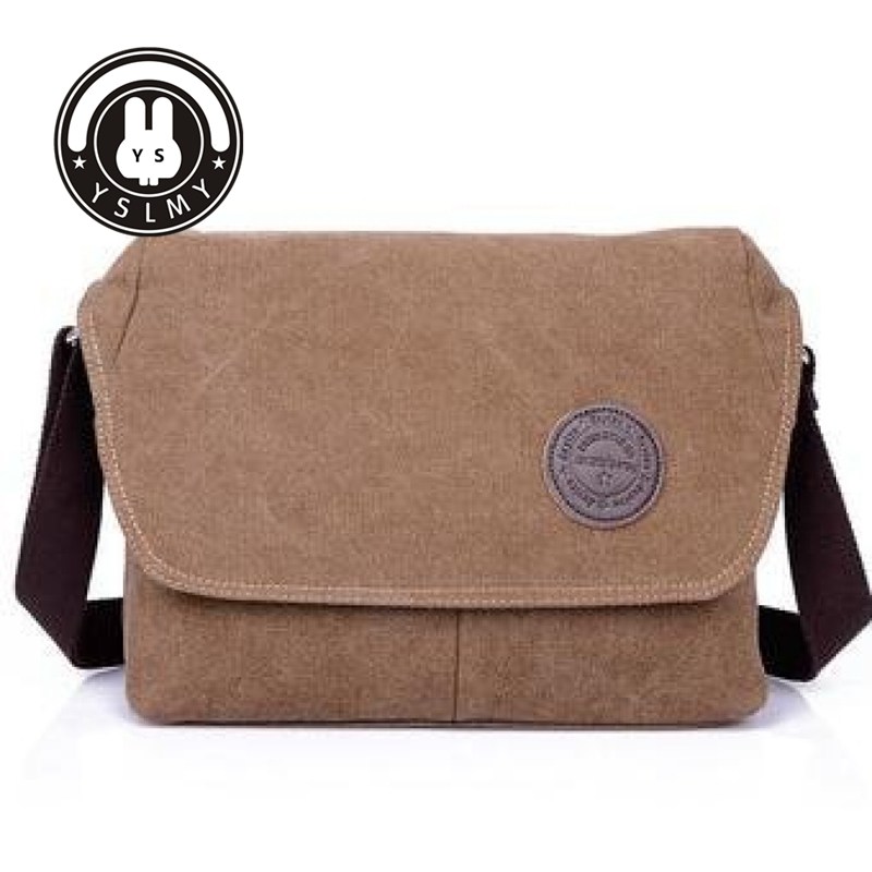 New arrival hot sale fashion men bags man canvas casual messenger bag high  quality male brand hasp cover bag wholesale $2…