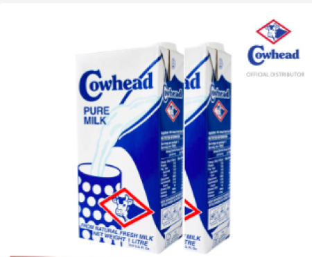 Cowhead Uht Fresh Milk 1L x 2