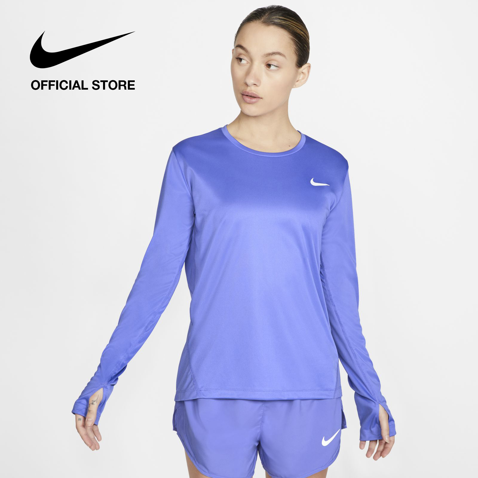nike women's miler running top
