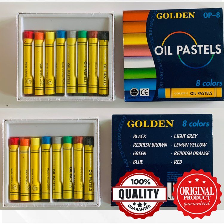 Golden Oil Pastels 8 colors