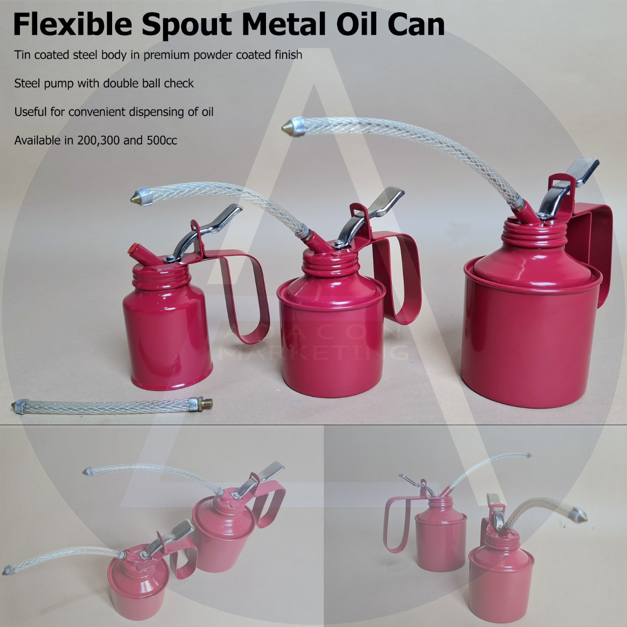 Oil Can 200ML Oiler Can Oil Can Mini Oil Pump Dispenser Lazada PH