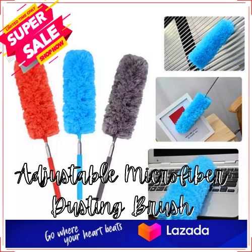 Duster Dust Cleaner Adjustable Stretch Extend Microfiber Feather Duster