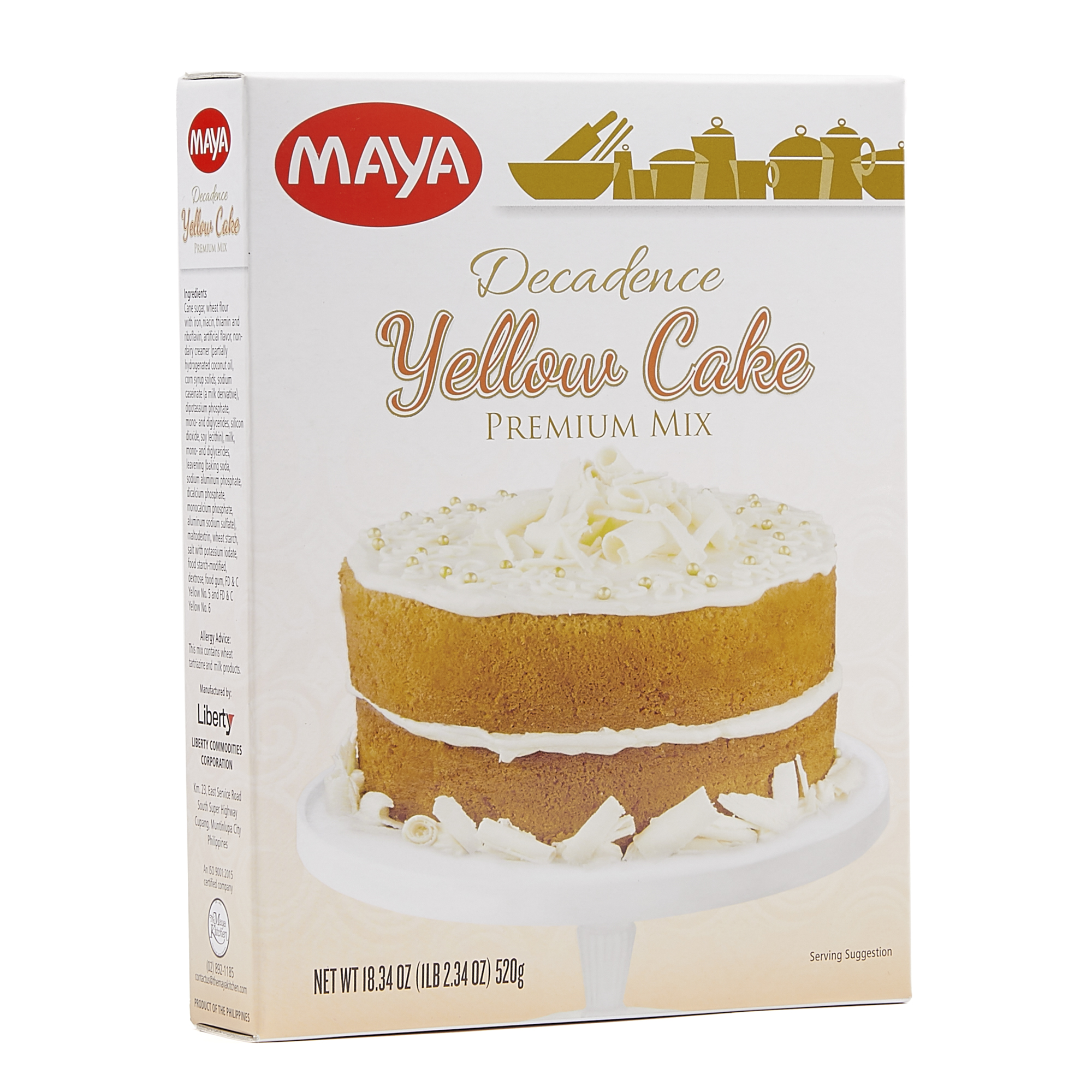 Opmuntring momentum Snavset Maya Decadence Yellow Cake Mix 520g | Lazada PH