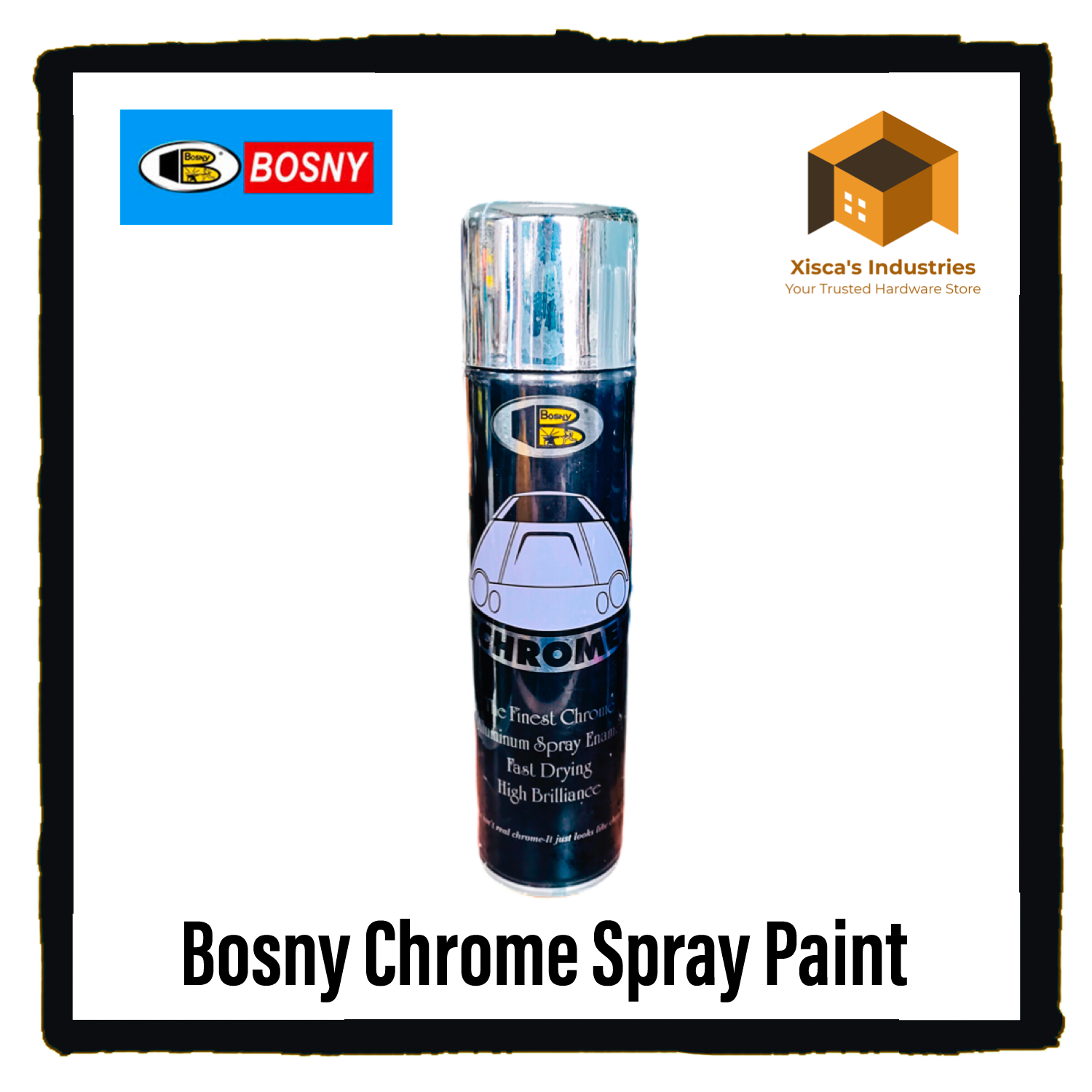 Bosny "Chrome" Spray Paint Fast Drying Lazada PH