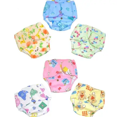 Washable Cloth Diaper Cover Cute Printed Waterproof Lampin Cover Fits 0-12 months (Sold per Piece) BOY or GIRL Color