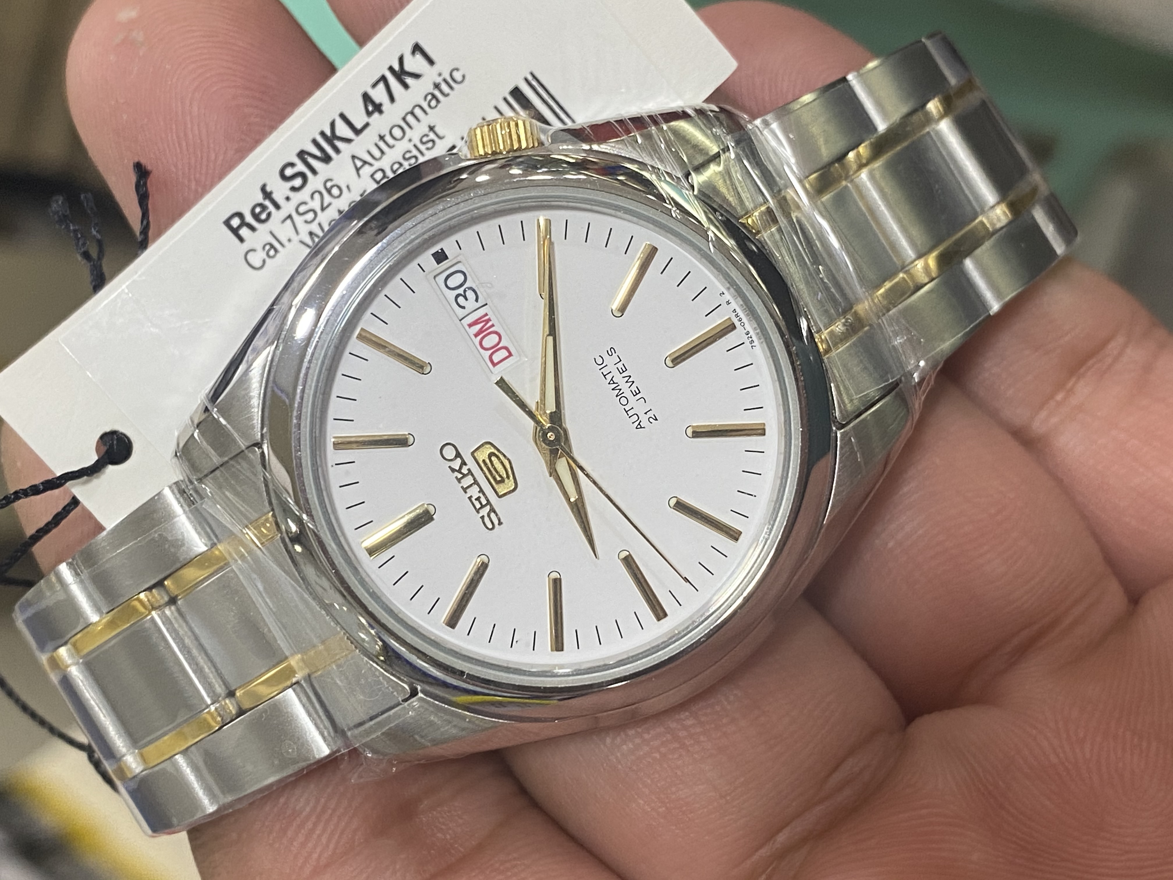 Seiko Mens Twotone Automatic 30M SNKL47K1 | Lazada PH