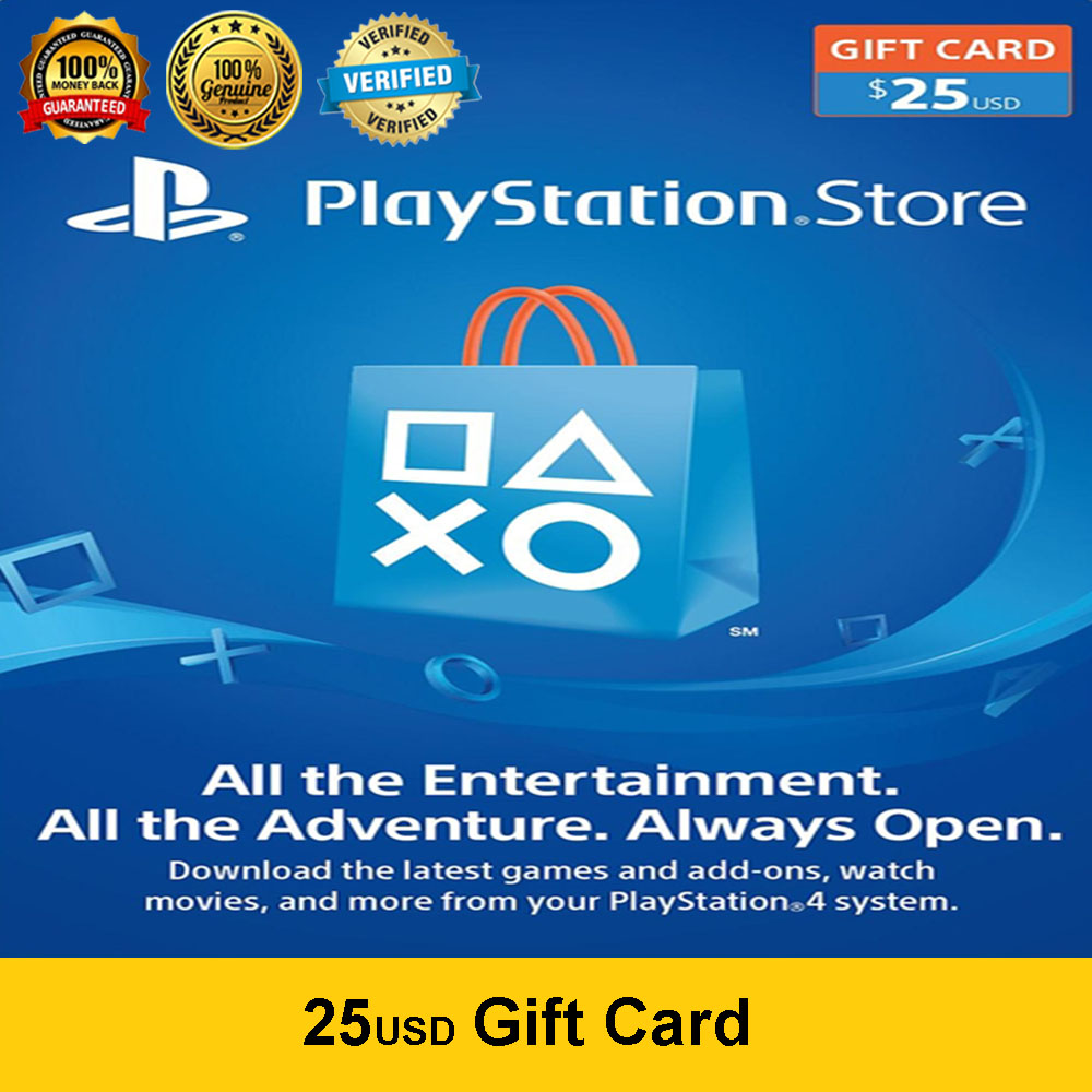 playstation 4 gift card 25