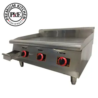 Industrial Gas Griddle Counter Top Flat Grill Heavy Duty 6