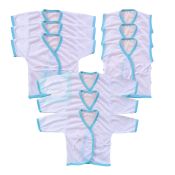 Barubaruan 9-piece Newborn Baby Clothes Set in Blue Lining