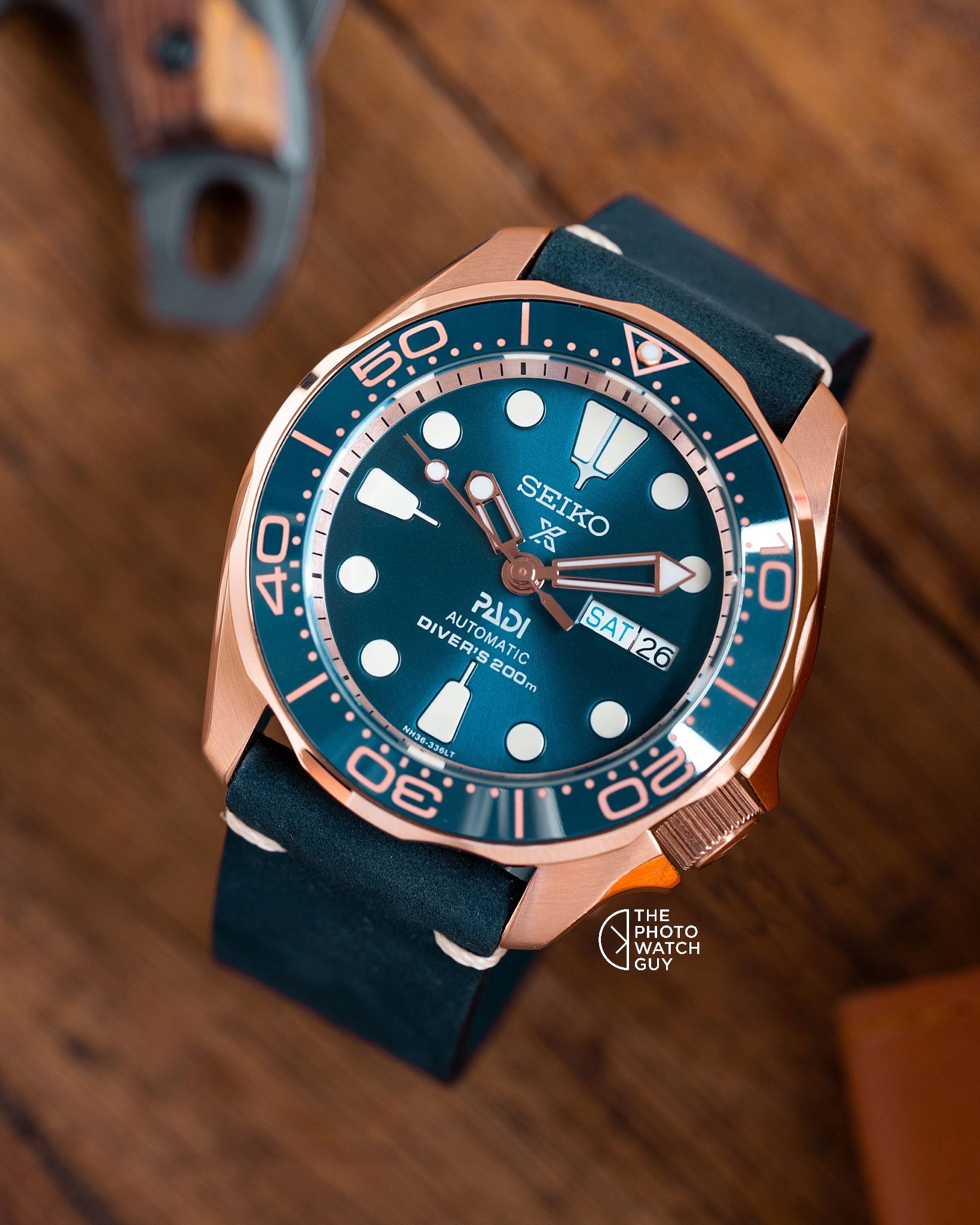 Modified Watch SKX Rose Gold Blue PADI | Lazada PH