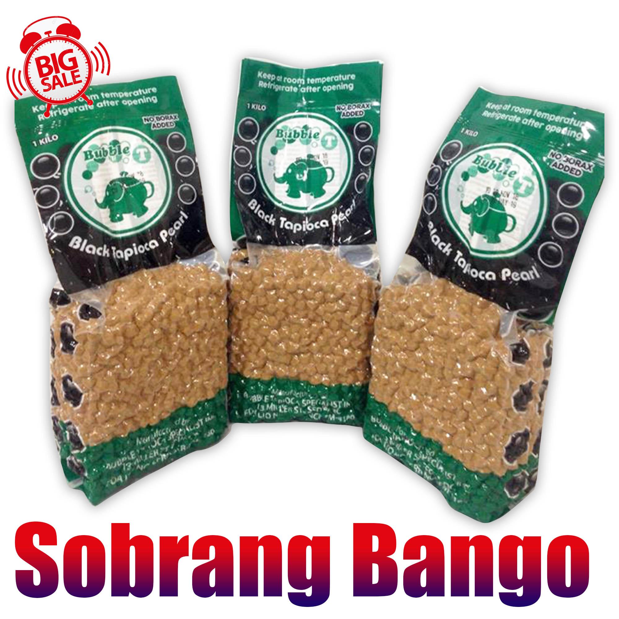 Bubble Tapioca Black Pearl 1kg Milk Tea Black Pearl Sago Good