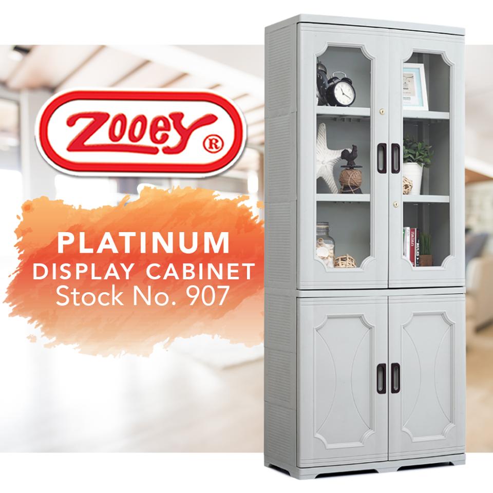 Zooey Platinum Display Storage and Display Closet review and price