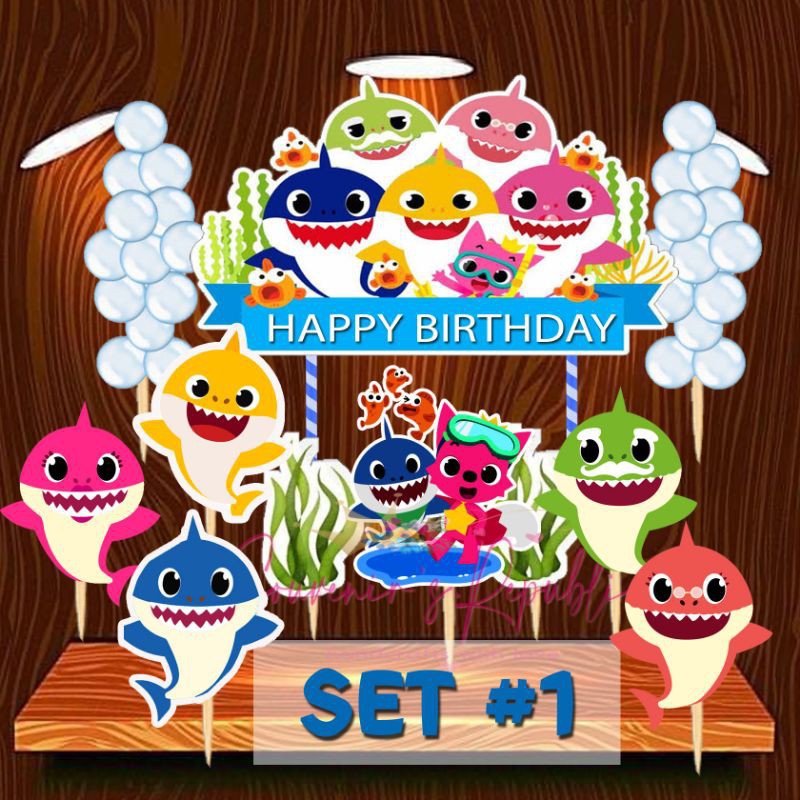 Baby Shark Cake Topper Set Shop Baby Shark Cake Topper Set With Great Discounts And Prices Online Lazada Philippines