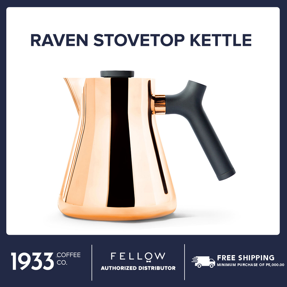 Fellow Raven Stovetop Tea Kettle Nonelectric Tea Pot with Strainer