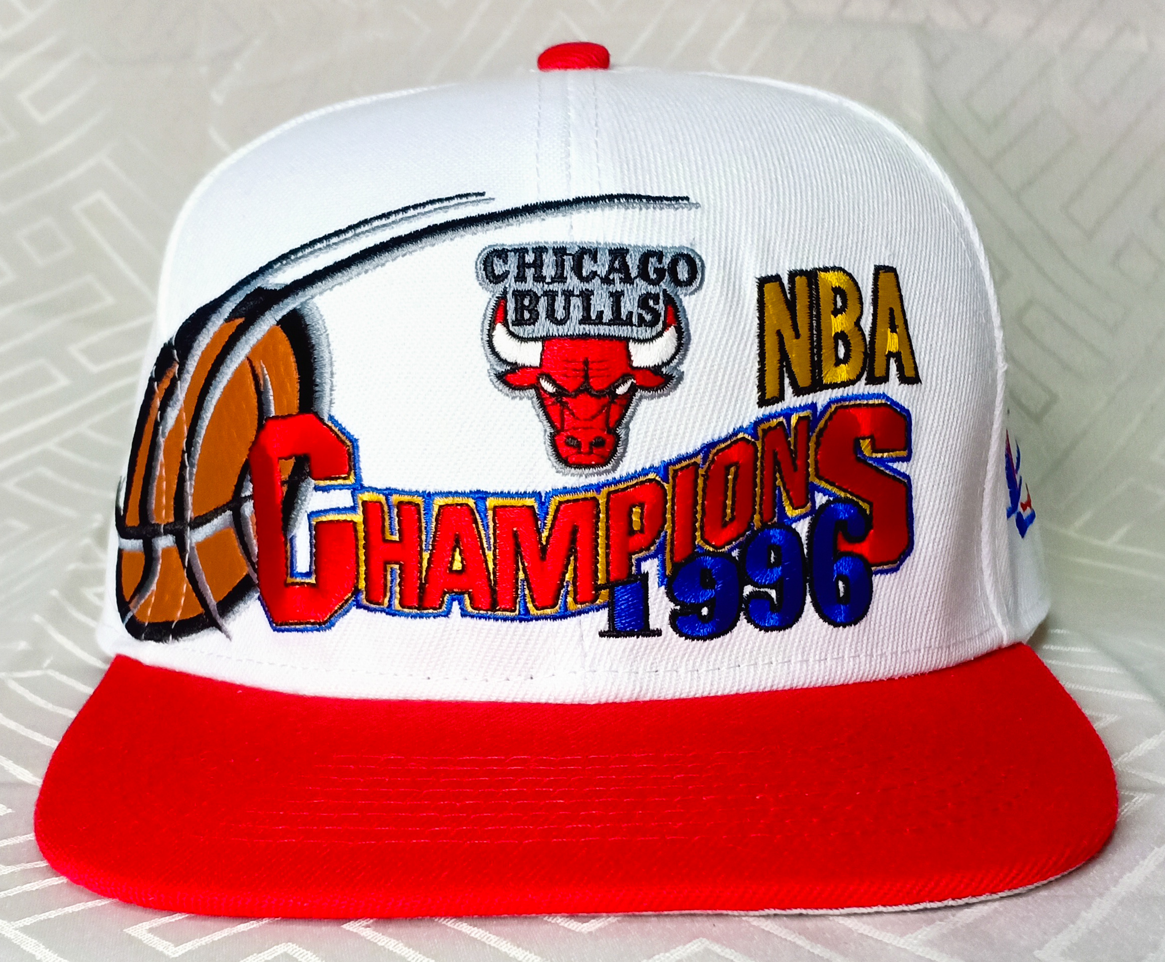 Chicago Bulls NBA Snapback Hat 1996 Championship Logo Athletic Locker Room  | Lazada PH