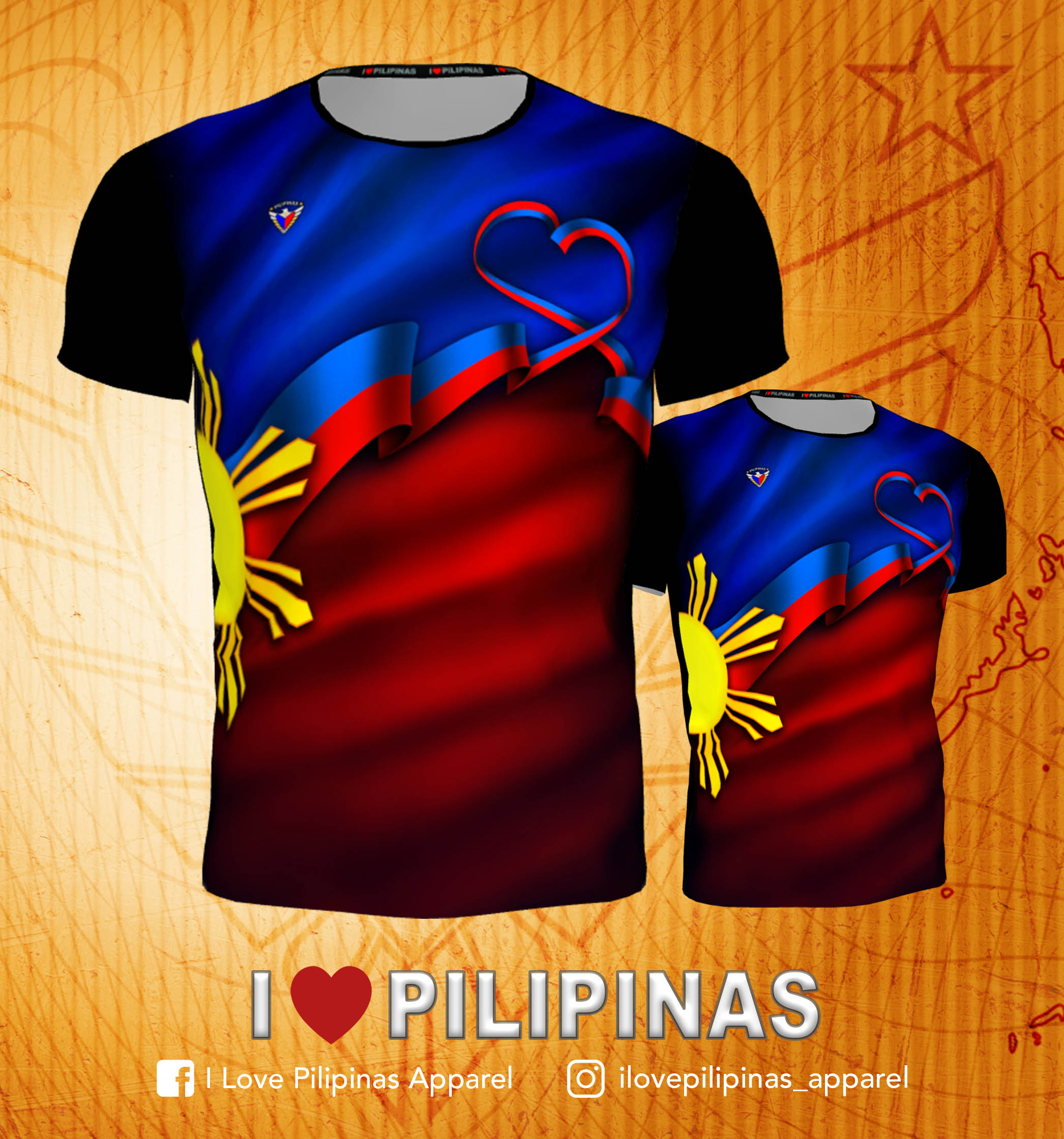 Philippine Flag Logo Flag Of The Philippines T Shirt