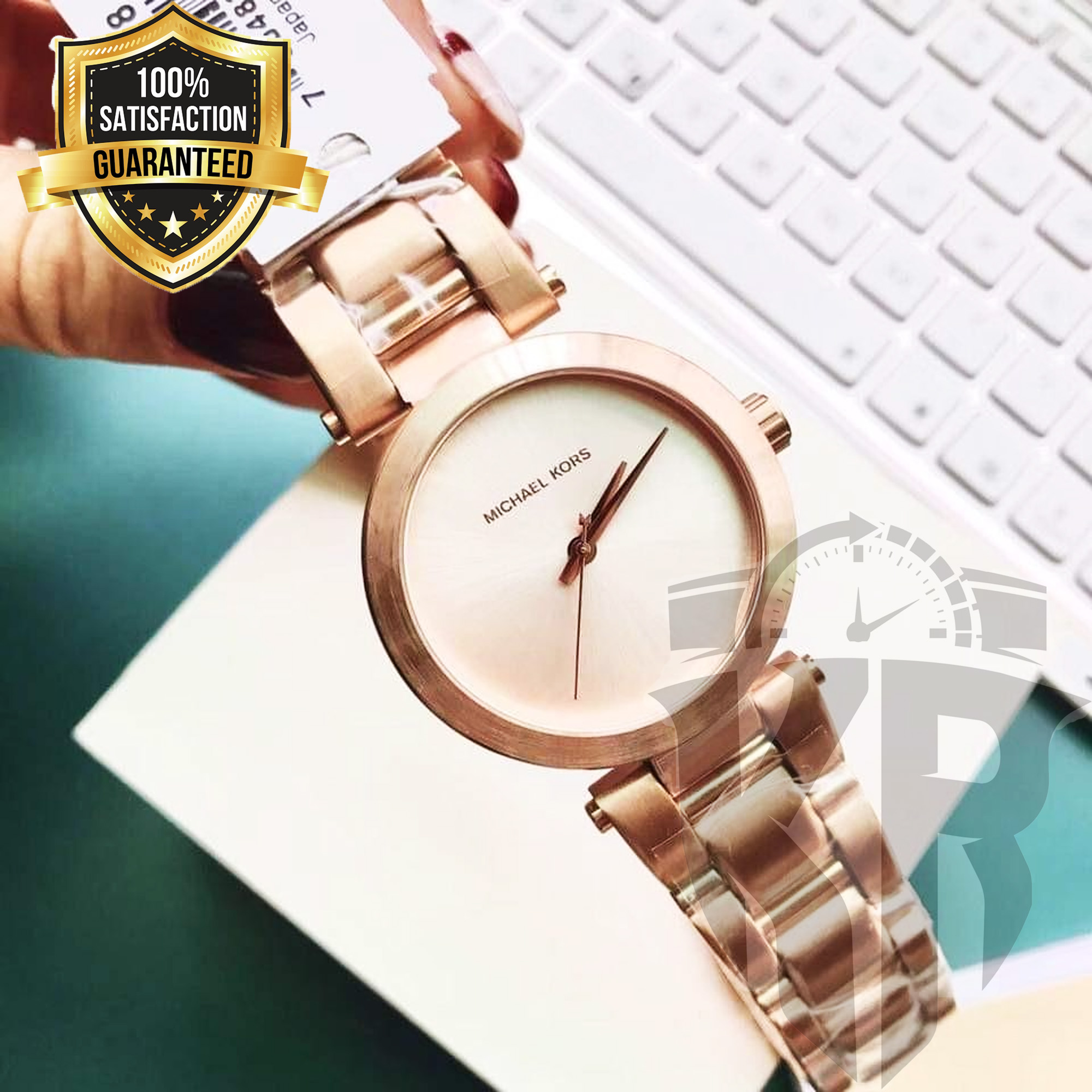 MK Delray Rose Gold-Tone Michael Kors 