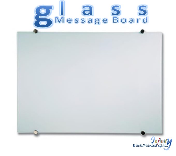 White Glass Message Board 630W x 935H x 5mmThk Tempered Lazada PH