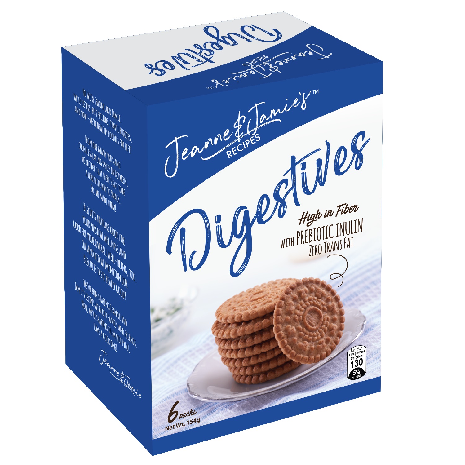Jeanne & Jamies Recipes Digestives 25.6g x 6 Lazada PH
