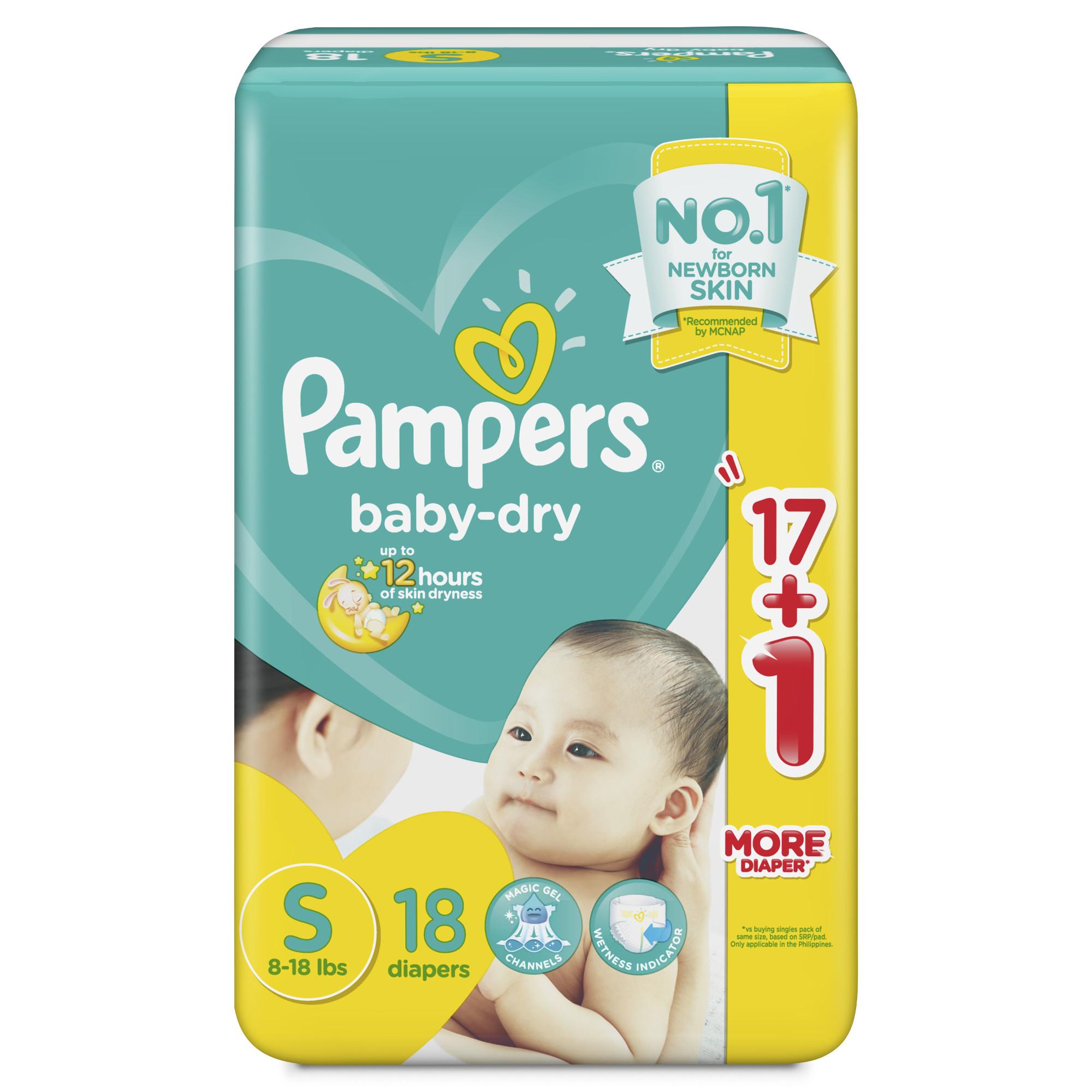 Pampers Baby Dry Taped Economy Small 