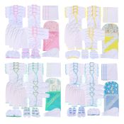 Baby Newborn Starter Pack - Colored Lining Bias Infants Wear