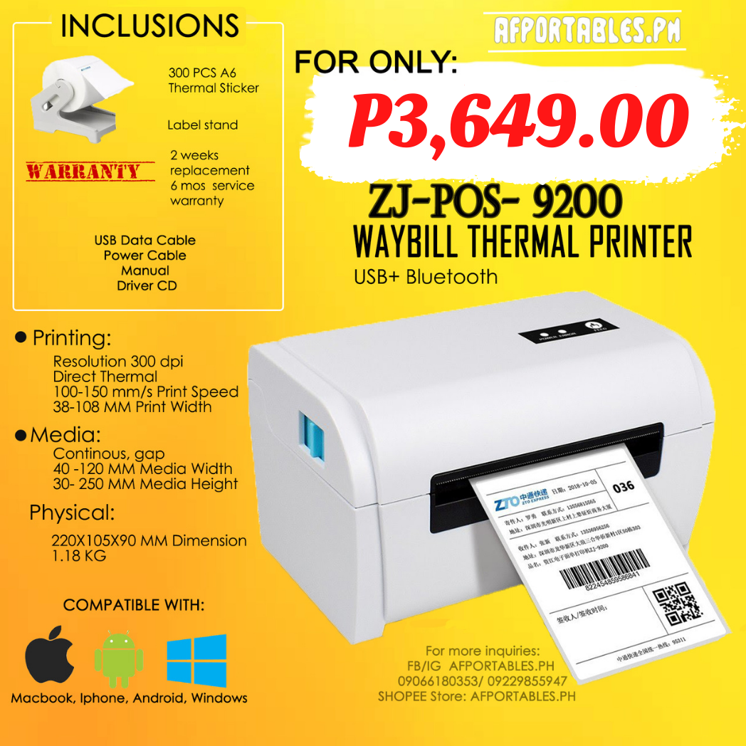 a6 waybill printer
