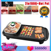 Korean 2 in 1 Electric BBQ Hotpot by 