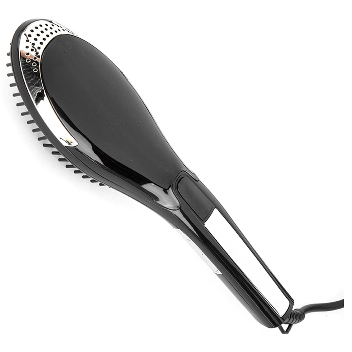 w elite hair brush straightener review