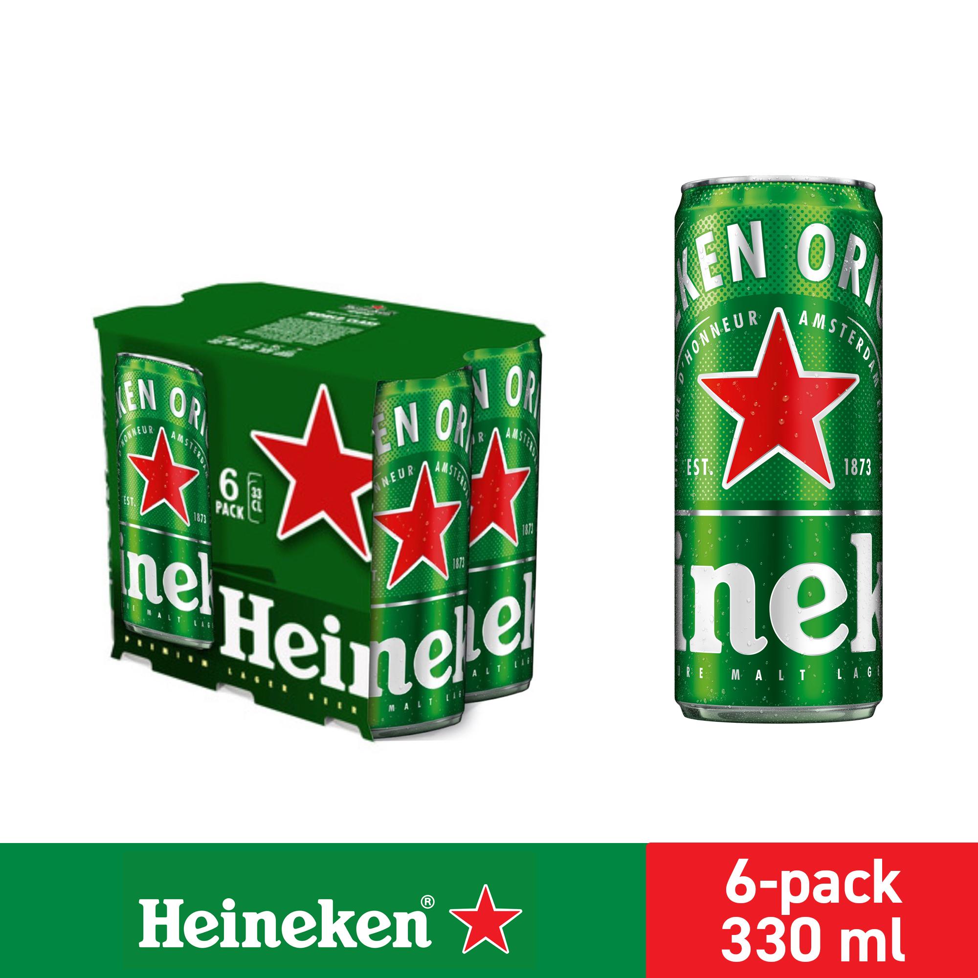 Heineken Can 330ml x 6 | Lazada PH