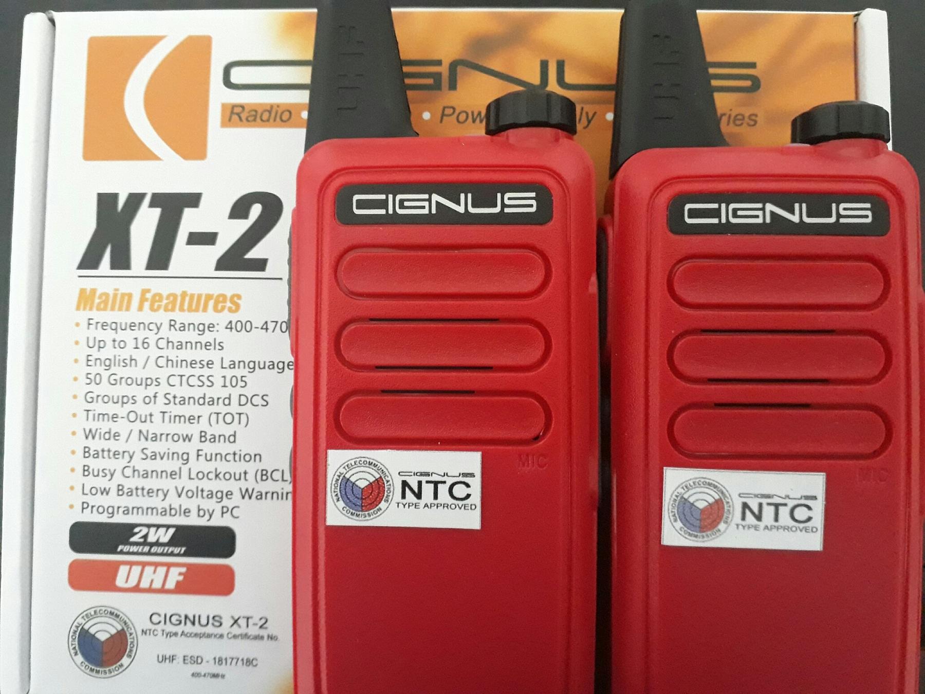 CIGNUS XT2 UHF TWO WAY RADIO (2 Pcs.) Lazada PH