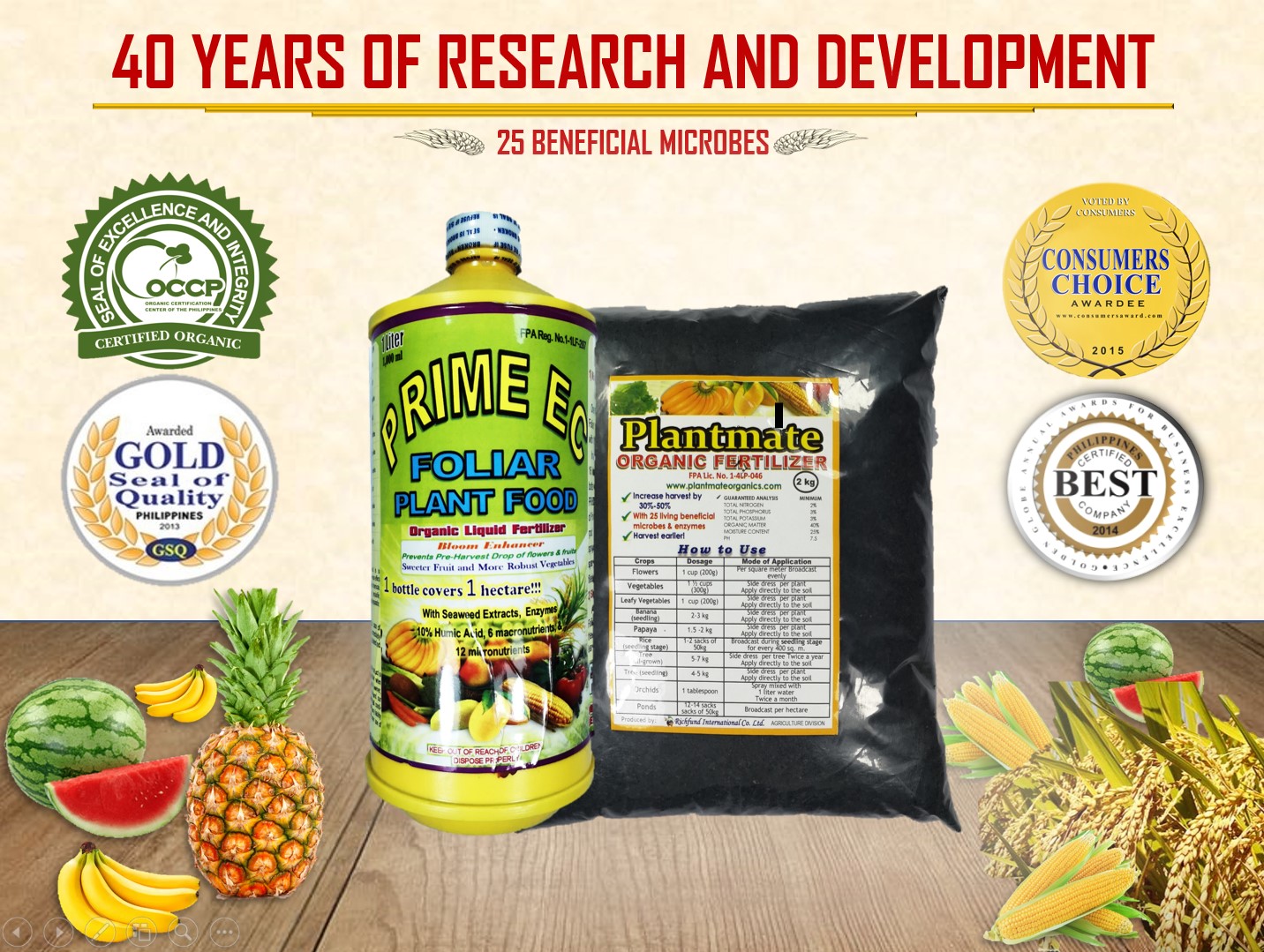 Prime EC Foliar Spray Liquid Fertilizer 1L w/ FREE Plantmate Organic