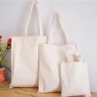 large plain canvas tote bags