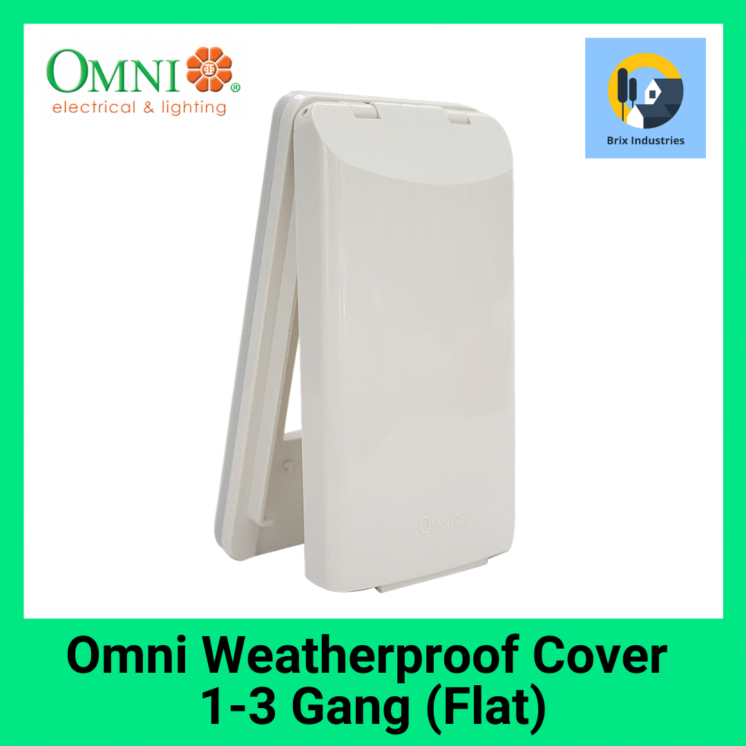 Omni Weatherproof Cover 1 to 3 Gang Flat Type WPP602 Lazada PH