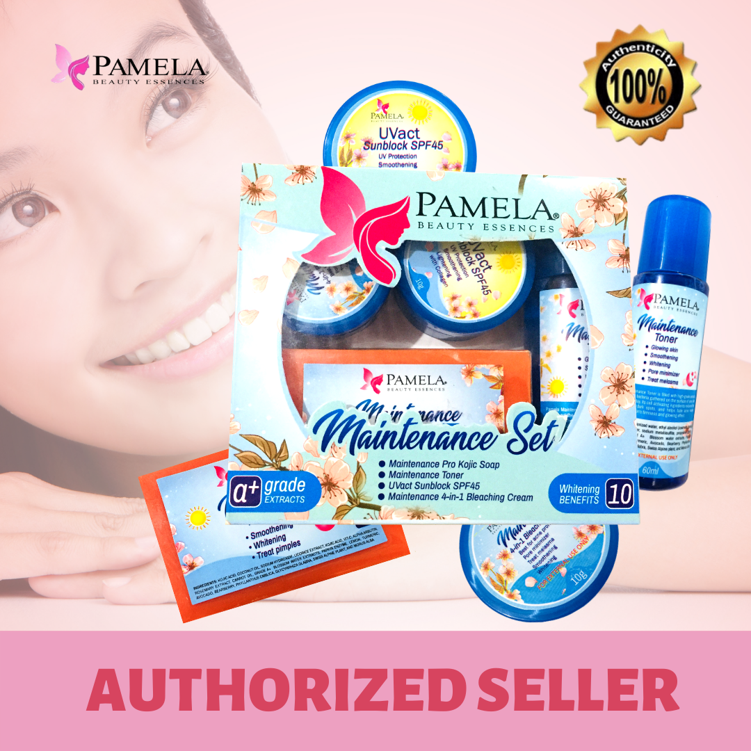 Pamela Beauty Essences Have A Glowing Skin With Pamela Maintenance Set Lazada Ph
